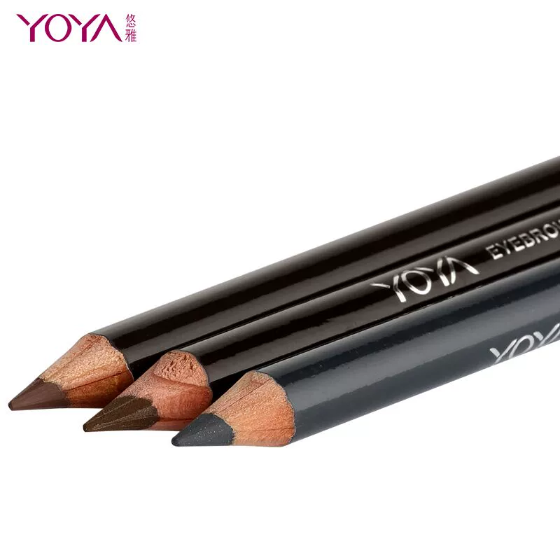 YOYA Natural Eyebrow Pencil Không thấm nước, chống thấm mồ hôi và không trôi Ba màu tùy chọn Màu sắc dễ dàng - Bút chì lông mày / Bột / Stick