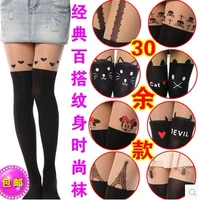 Nhật bản vớ gầy khâu vớ giả cao trên đầu gối vớ nửa đùi giả pantyhose đáy vớ vớ chống móc các loai tat dep