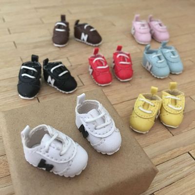 taobao agent # 12 points BJD baby shoes OB11 shoes beautiful knit pig nb brand wild casual shoes Foreign minister 2.5cm