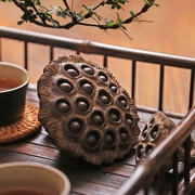 Yi Zisha Lotus Tea Trang trí thú cưng Boutique Handmade Stonware Tea Kung Fu Tea Ceremony Bộ phụ kiện bằng gốm - Trà sứ