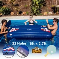 6ftx2.7ft Inflatable Beer Table Pool Float Summer Water Part