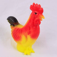 Кричащая курица из пластика, пластиковая игрушка, издает звуки, петух, домашний питомец, антистресс, подарок на день рождения