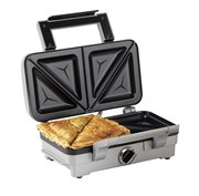 lò nướng bánh mì mini 100% Vương quốc Anh nhập khẩu CUISINART SANDWICH TOASTER thép không gỉ tại chỗ giá lò nướng bánh mì 10 khay