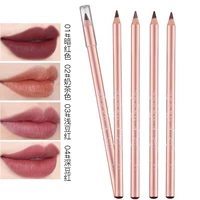 Cross-biên giới trang điểm Thủy Ngân sơn vuông môi không thấm nước lót môi sửa đổi nude lip bút chì kéo dài không đánh dấu 3025 kẻ môi