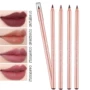 Cross-biên giới trang điểm Thủy Ngân sơn vuông môi không thấm nước lót môi sửa đổi nude lip bút chì kéo dài không đánh dấu 3025 kẻ môi