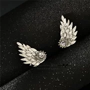 Phổ biến mới thiên thần cánh trâm trâm tinh tế rhinestone áo cổ áo kim unisex phù hợp với pin