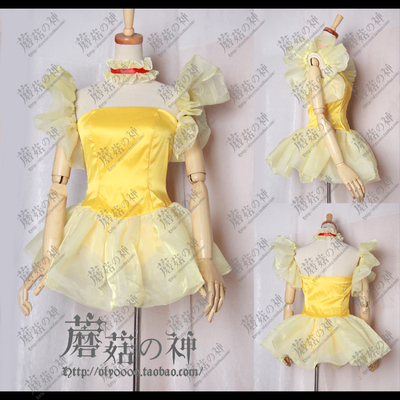 taobao agent Oly-Childhood Memories I am a little sweet animated version of the yellow little dress cosplay costume customization