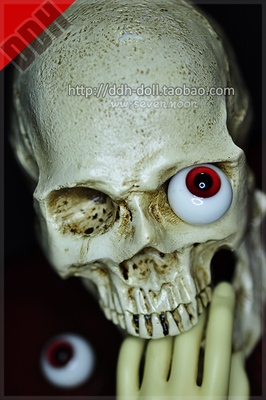 taobao agent 1/3bjd simulation Diablo Shooting background accessories Skull retro single opening opening jaw