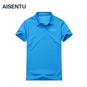 Essentu thể thao ve áo T-Shirt thoáng khí và nhanh chóng làm khô thể thao POLO cổ áo sơ mi cổ áo POLO áo sơ mi nam thoáng khí của T-Shirt