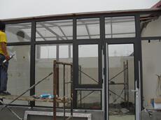 Балконное окно 西安断桥铝铝合金门窗高端别墅门窗节能隔热隔音双层中空钢化玻璃