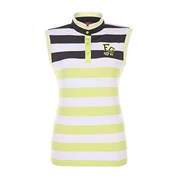 Đặc biệt cung cấp 2018 mùa hè mới Hàn Quốc mua golf trang phục nữ sọc thể thao đứng cổ áo không tay t-shirt golf