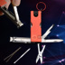 Công cụ ngoài trời xách tay mini keychain 20 trong 1 multi-chức năng công cụ kết hợp sáng tạo đa mục đích công cụ cầm tay Công cụ Knift / công cụ đa mục đích