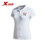 Áo thun thể thao nữ Xtep 2017 xuân hè mới Áo sơ mi POLO thoải mái thoáng khí chạy tay ngắn 983228020988