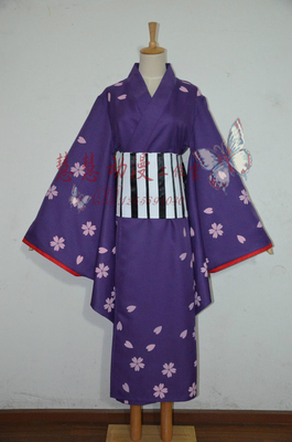 taobao agent Cosplay Ruruida Sword Heart Kaita Kaoru printed kimono COS service