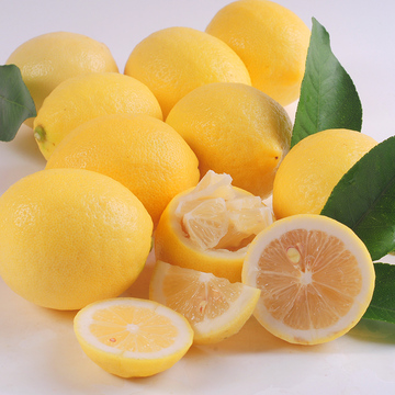安岳新鲜黄柠檬皮薄汁多小柠檬包赔鲜柠檬包邮特价1000g不打蜡