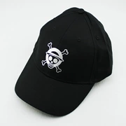 Logo One Piece Straw Hat Logo Mũ bóng chày Cotton sáu mảnh Mũ - Bóng chày