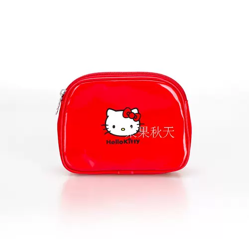 Hello kitty, осенняя водонепроницаемая косметичка, однотонная сумка-органайзер, сумка, в корейском стиле