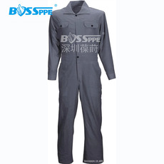 Огнезащитная одежда 热销优惠男女石油化工防油工作服防静电连体服防火阻燃服三防劳保