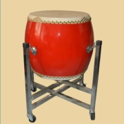 Trống da 12 inch trống trống trống đỏ trống trống sơn rồng trống uy tín trống nhạc cụ quốc gia trống - Nhạc cụ dân tộc