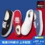 VANS Vans mùa hè giày nam nữ giày Đích Thực cổ điển low-top giày vải VN-0EE3BLK màu đen và trắng giày thể thao gucci