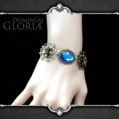 taobao agent Gloria ｜ Dragon and Nuns hand -made original retro gem Gothic Gothic court women's jewelry bracelet