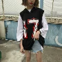 Mùa xuân và mùa hè mới lỏng mỏng thể thao vest Hàn Quốc phiên bản của hoang dã bf gió dài tay trùm đầu áo len sinh viên nữ áo khoác nữ kaki