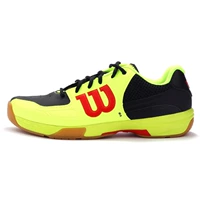 Wilson Weir thắng giày cầu lông RECON giày cầu lông màu vàng huỳnh quang 318470 - Giày cầu lông giay the thao nu