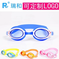Kính bơi trẻ em đích thực của Ruihe kính lớn khung chống thấm nước chống sương mù HD học bơi có thể được tùy chỉnh in logo - Goggles kinh boi loi