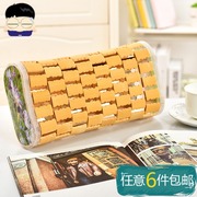 Mahjong gối rỗng gối tre mây tre gối sức khỏe gối hollow gối mùa hè mùa hè mát mẻ mahjong gối hấp phòng đặc biệt gối