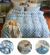 dệt Elegant giường cotton twill chăn đơn hoặc tờ gấp đôi 200 210 150 180 * 230 * nhiều gối - Quilt Covers