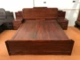 Tianxiang Allure Ming phong cách nội thất Lào gỗ hồng mộc từng bước giường đôi Sian gỗ hồng sắc giường cao và thấp - Bộ đồ nội thất bộ bàn ghế thông minh