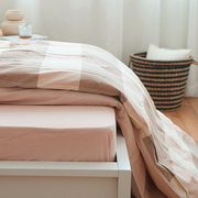 Phong cách nhật bản Phong Thủy bông quilt cover mảnh duy nhất lưới lớn 100% cotton đơn giản gió đơn đôi chăn bộ đồ giường