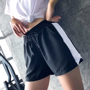 QTS thể dục thể thao quần short nữ mùa hè khô nhanh lỏng thường eo cao yoga quần chống ánh sáng tập thể dục quần nóng