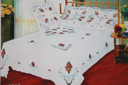 Новый год свадебной компьютер кросс -шитч L1212 листы белые