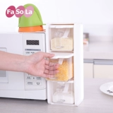 Fasola Японская кухонная приправа для приправы для обстановки приправа для приправы для бутылки пластиковой приправы соляная банка сахарная банка приправа приправа