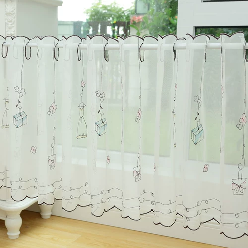 Кофейная юбка, штора, кружевная ткань