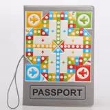 Корейский туристический полет шахмат креативный трехмерный паспортный пакет пакет сертификатов Ospart Имитация кожа