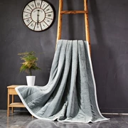 Dệt giường loạt Hail kết cấu chăn thảm thoải mái chăn flannel mềm - Khác