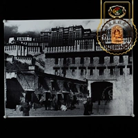 Тибетская тибетская тибетская характерная декоративная декоративная безрадостная живопись Будала Дворец Черно -белый фотонн Инн Инн. Декоративные висящие картины