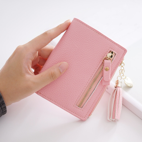 女士小钱包迷你短款女装零钱小款零钱包包可爱小卡包钱夹中长款