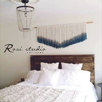 Rosi Ruo Xi ins với bức tranh tường đoạn dệt tấm thảm phòng ngủ bức tranh cạnh giường ngủ mô hình phòng mặt dây chuyền trang trí - Tapestry thảm trang trí sofa