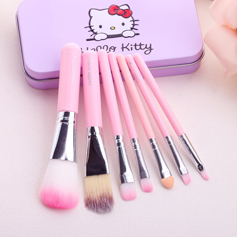 hello kitty化妆刷7件套装腮红刷