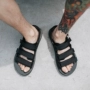 Hồng Kông-phong cách retro chic dép nam của Hàn Quốc phiên bản của xu hướng của đáy mềm giày sinh viên của nam giới thường giày dép nam giày bãi biển dép quai hậu nam