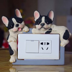 Декор для выключателя Французский Бульдог смола