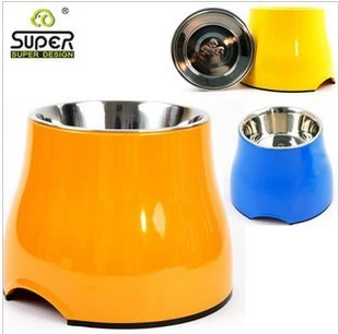 Новая бесплатная доставка супер -хоупер чаша кошка миска для питомца из нержавеющей стали горшка высокая миска для собачья горшок кошка кошка