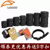 Safford SLR ống kính máy ảnh kỹ thuật số ống flash nhiếp ảnh chức năng vành đai vành đai gấp phụ kiện vải túi chống nước máy ảnh