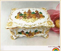 Коробочка для хранения, ювелирное украшение, сундук с сокровищами, обручальное кольцо, Россия, 2 этажей