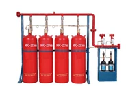 Существует труба сетка Семь флуоропропановых автоматических пожарных газовых газовых огневого оборудования FM200 Система