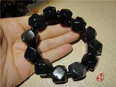 Сувенир 唐代八棱老玛瑙手串 多宝串佛珠配珠隔珠老佛珠老珠子古珠008