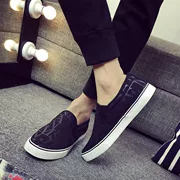 Giày vải mùa xuân và mùa thu 2019 nam thấp để giúp một đôi giày lười nam giày thông thường giày Hàn Quốc hoang dã giày thủy triều - Plimsolls